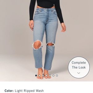Abercrombie Curve Love Mom Jeans